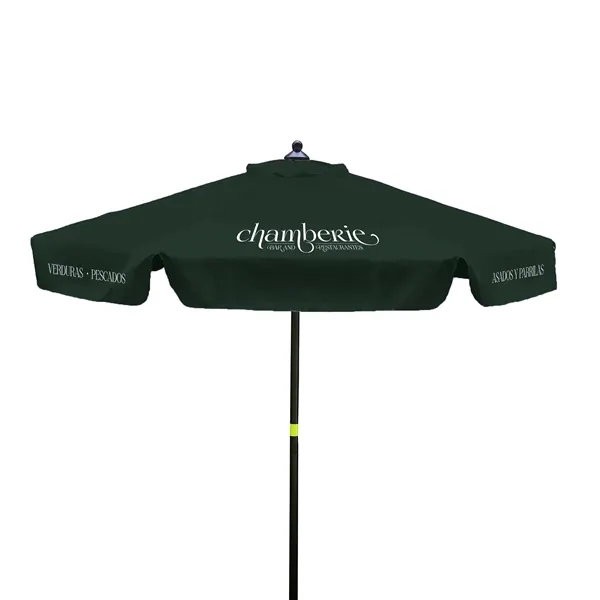 7' Steel Market Umbrella Kit With Valance (6 Imprints) - 7' Steel Market Umbrella Kit With Valance (6 Imprints) - Image 4 of 12