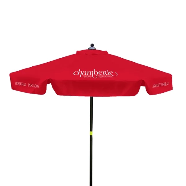 7' Steel Market Umbrella Kit With Valance (6 Imprints) - 7' Steel Market Umbrella Kit With Valance (6 Imprints) - Image 7 of 12