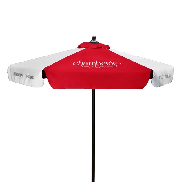 7' Steel Market Umbrella Kit With Valance (6 Imprints) - 7' Steel Market Umbrella Kit With Valance (6 Imprints) - Image 11 of 12