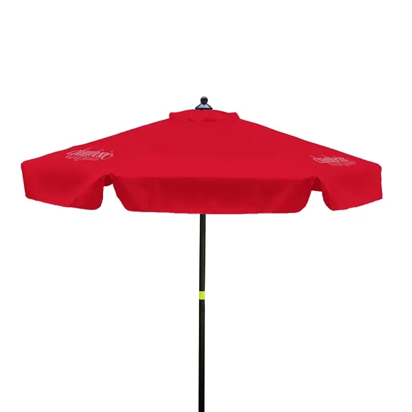 7' Steel Market Umbrella Kit With Valance (3 Imprints) - 7' Steel Market Umbrella Kit With Valance (3 Imprints) - Image 4 of 12