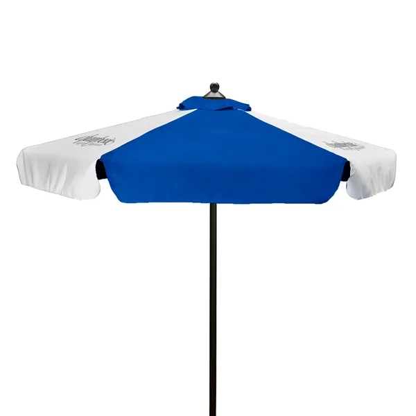 7' Steel Market Umbrella Kit With Valance (3 Imprints) - 7' Steel Market Umbrella Kit With Valance (3 Imprints) - Image 7 of 12