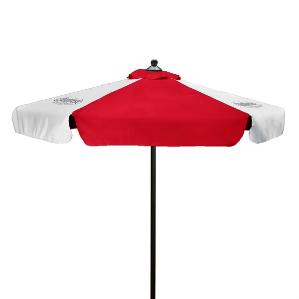 7' Steel Market Umbrella Kit With Valance (3 Imprints) - 7' Steel Market Umbrella Kit With Valance (3 Imprints) - Image 8 of 12