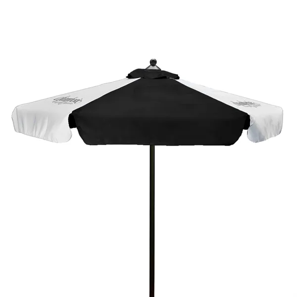 7' Steel Market Umbrella Kit With Valance (3 Imprints) - 7' Steel Market Umbrella Kit With Valance (3 Imprints) - Image 9 of 12
