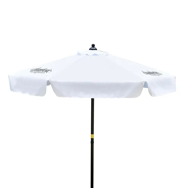 7' Steel Market Umbrella Kit With Valance (3 Imprints) - 7' Steel Market Umbrella Kit With Valance (3 Imprints) - Image 10 of 12