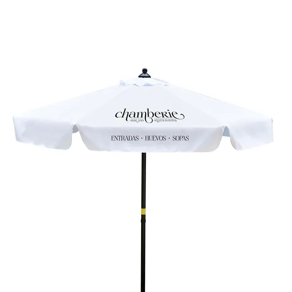 7' Steel Market Umbrella Kit With Valance (2 Imprints) - 7' Steel Market Umbrella Kit With Valance (2 Imprints) - Image 7 of 12