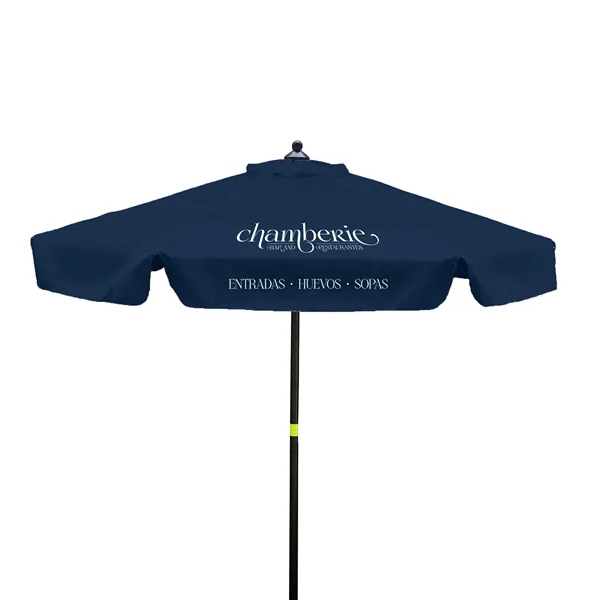 7' Steel Market Umbrella Kit With Valance (2 Imprints) - 7' Steel Market Umbrella Kit With Valance (2 Imprints) - Image 9 of 12