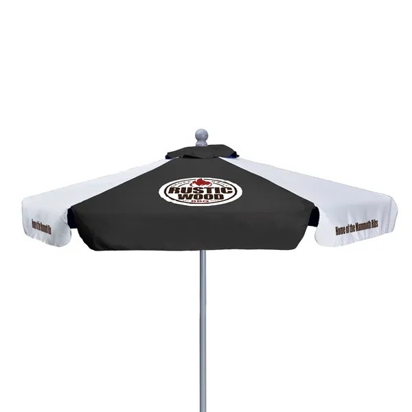 7' Deluxe Market Umbrella Kit With Valance (6 Imprints) - 7' Deluxe Market Umbrella Kit With Valance (6 Imprints) - Image 3 of 12