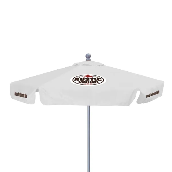 7' Deluxe Market Umbrella Kit With Valance (6 Imprints) - 7' Deluxe Market Umbrella Kit With Valance (6 Imprints) - Image 4 of 12