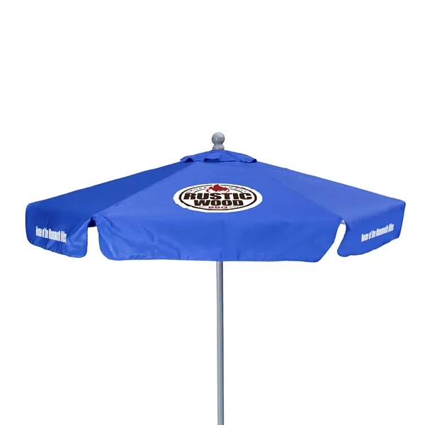 7' Deluxe Market Umbrella Kit With Valance (6 Imprints) - 7' Deluxe Market Umbrella Kit With Valance (6 Imprints) - Image 7 of 12