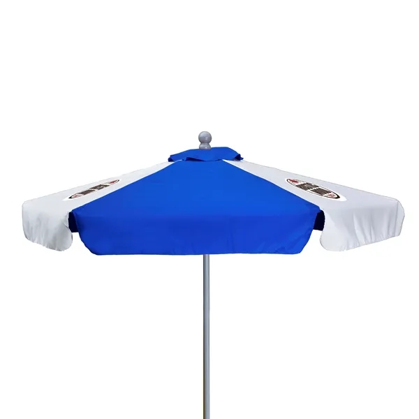 7' Deluxe Market Umbrella Kit With Valance (3 Imprints) - 7' Deluxe Market Umbrella Kit With Valance (3 Imprints) - Image 4 of 12