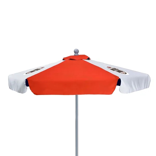 7' Deluxe Market Umbrella Kit With Valance (3 Imprints) - 7' Deluxe Market Umbrella Kit With Valance (3 Imprints) - Image 5 of 12