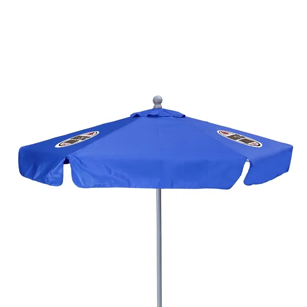 7' Deluxe Market Umbrella Kit With Valance (3 Imprints) - 7' Deluxe Market Umbrella Kit With Valance (3 Imprints) - Image 10 of 12