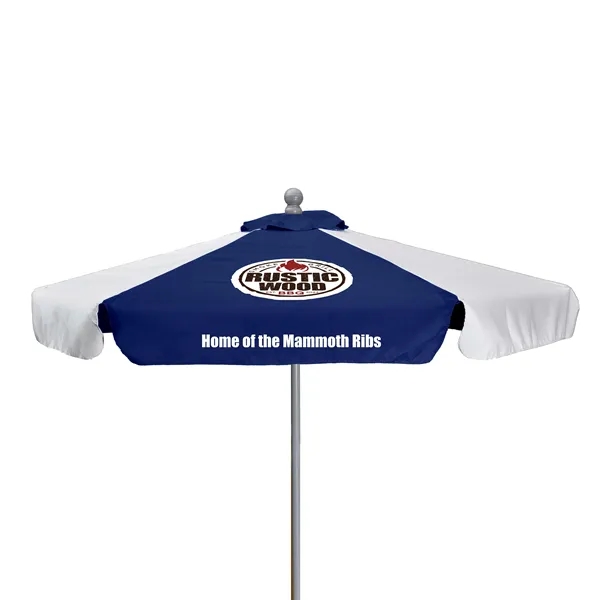 7' Deluxe Market Umbrella Kit With Valance (2 Imprints) - 7' Deluxe Market Umbrella Kit With Valance (2 Imprints) - Image 4 of 12