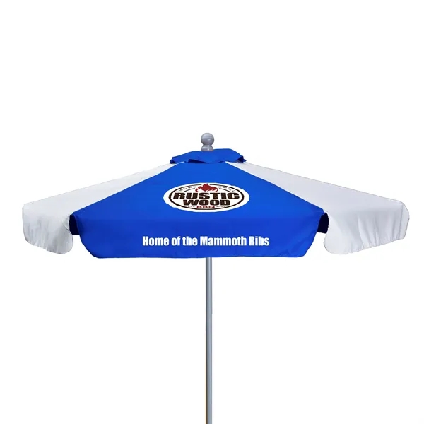 7' Deluxe Market Umbrella Kit With Valance (2 Imprints) - 7' Deluxe Market Umbrella Kit With Valance (2 Imprints) - Image 5 of 12