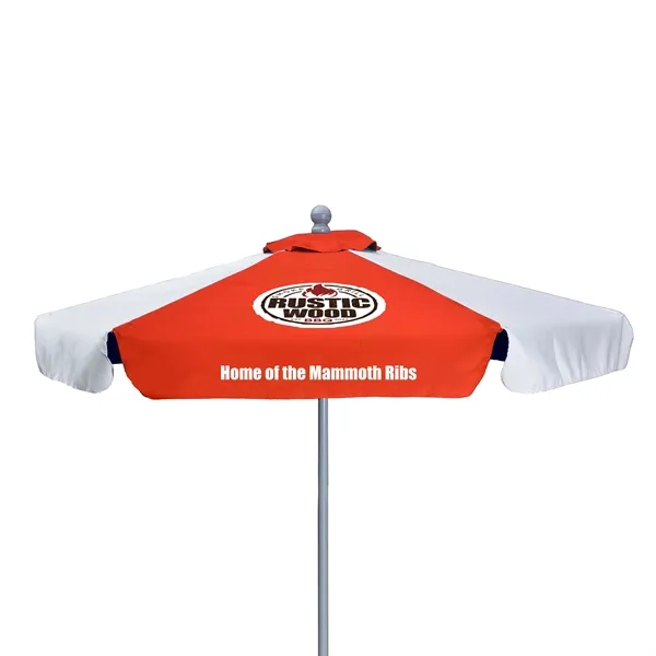 7' Deluxe Market Umbrella Kit With Valance (2 Imprints) - 7' Deluxe Market Umbrella Kit With Valance (2 Imprints) - Image 6 of 12