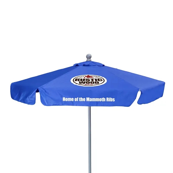 7' Deluxe Market Umbrella Kit With Valance (2 Imprints) - 7' Deluxe Market Umbrella Kit With Valance (2 Imprints) - Image 11 of 12