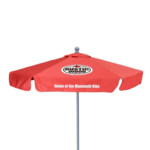 7' Deluxe Market Umbrella Kit With Valance (2 Imprints) - 7' Deluxe Market Umbrella Kit With Valance (2 Imprints) - Image 12 of 12