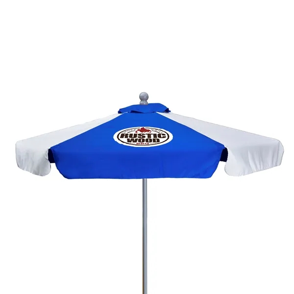7' Deluxe Market Umbrella Kit With Valance (1 Imprint) - 7' Deluxe Market Umbrella Kit With Valance (1 Imprint) - Image 4 of 12