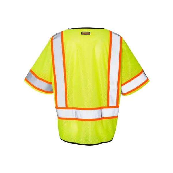 Kishigo Unisex Class 3 Mesh Zippered Vest