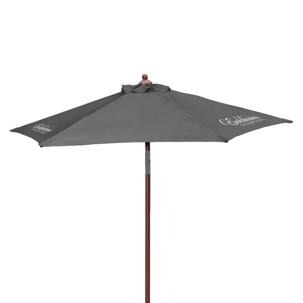 7' Wood Look Tilting Market Umbrella Kit (3 Imprints) - 7' Wood Look Tilting Market Umbrella Kit (3 Imprints) - Image 17 of 19
