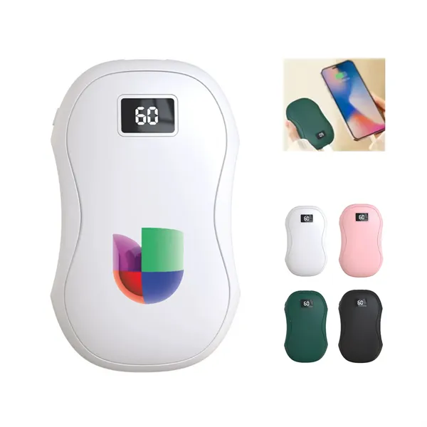 Portable Double-Sided Heating Power Bank Hand Warmer - Portable Double-Sided Heating Power Bank Hand Warmer - Image 0 of 5