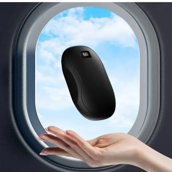 Portable Double-Sided Heating Power Bank Hand Warmer - Portable Double-Sided Heating Power Bank Hand Warmer - Image 4 of 5