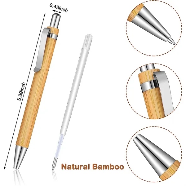Bamboo Retractable Ballpoint Pen - Bamboo Retractable Ballpoint Pen - Image 1 of 2