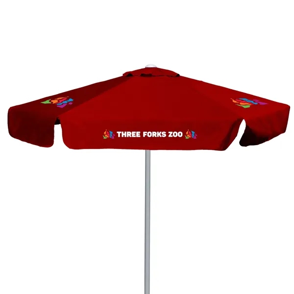7' E-Z Glide Market Umbrella Kit With Valance (6 Imprints) - 7' E-Z Glide Market Umbrella Kit With Valance (6 Imprints) - Image 10 of 12
