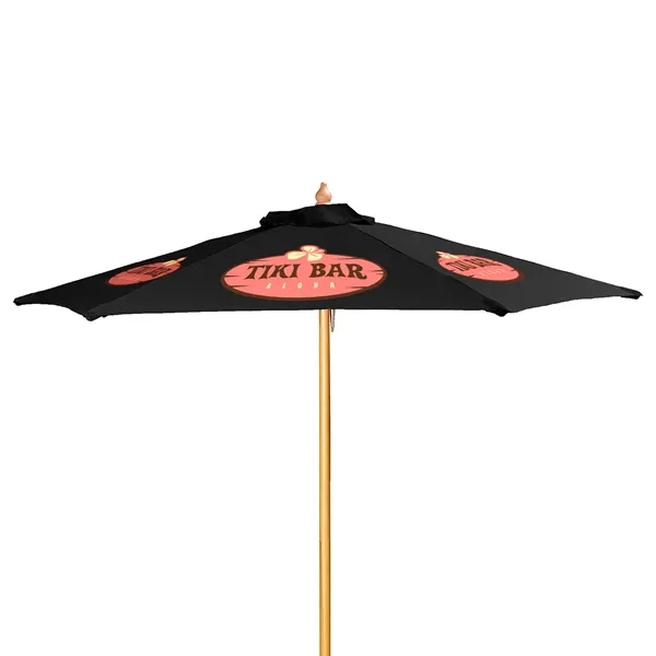 7' Wood Market Umbrella Kit (6 Imprints) - 7' Wood Market Umbrella Kit (6 Imprints) - Image 23 of 23