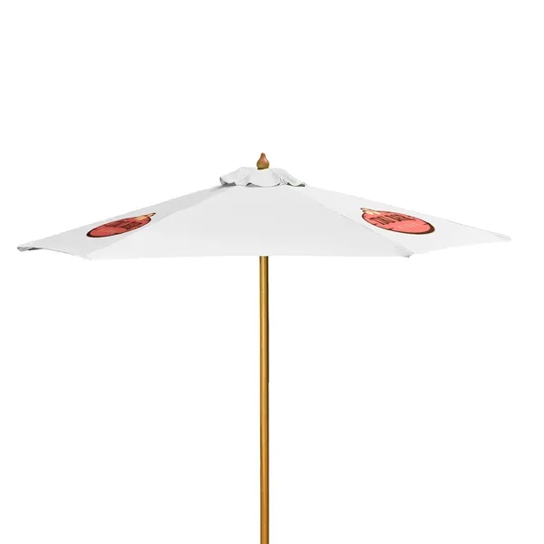 7' Wood Market Umbrella Kit (3 Imprints) - 7' Wood Market Umbrella Kit (3 Imprints) - Image 7 of 23