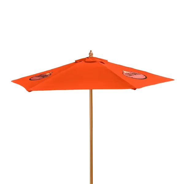 7' Wood Market Umbrella Kit (3 Imprints) - 7' Wood Market Umbrella Kit (3 Imprints) - Image 11 of 23