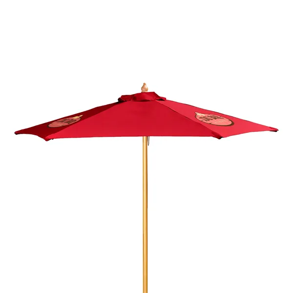 7' Wood Market Umbrella Kit (3 Imprints) - 7' Wood Market Umbrella Kit (3 Imprints) - Image 19 of 23