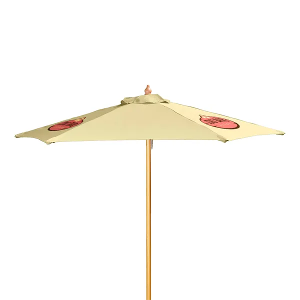 7' Wood Market Umbrella Kit (3 Imprints) - 7' Wood Market Umbrella Kit (3 Imprints) - Image 20 of 23