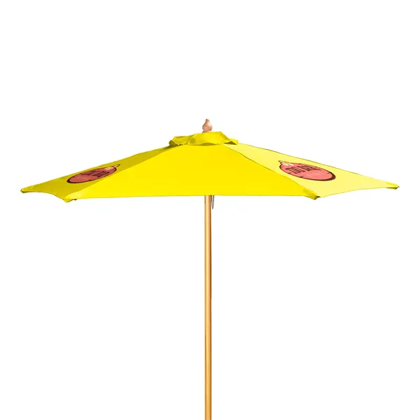 7' Wood Market Umbrella Kit (3 Imprints) - 7' Wood Market Umbrella Kit (3 Imprints) - Image 22 of 23