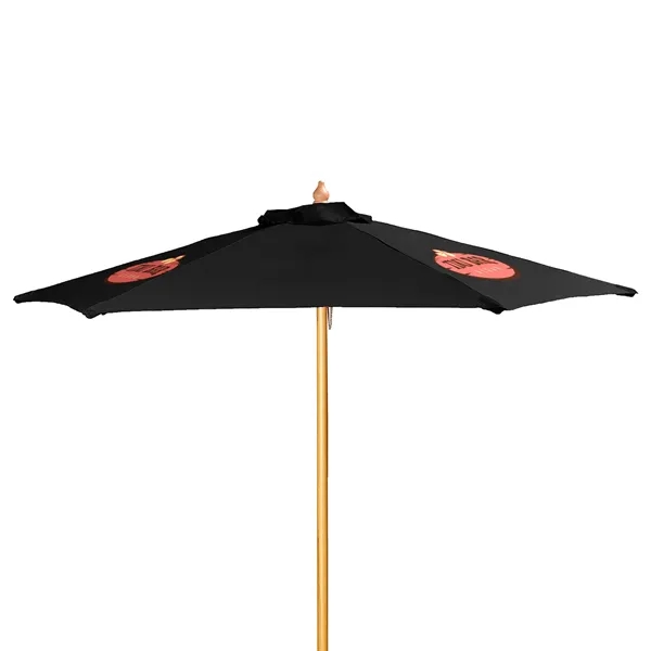 7' Wood Market Umbrella Kit (3 Imprints) - 7' Wood Market Umbrella Kit (3 Imprints) - Image 23 of 23