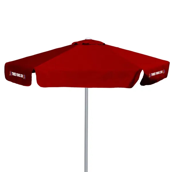 7' E-Z Glide Market Umbrella Kit With Valance (3 Imprints) - 7' E-Z Glide Market Umbrella Kit With Valance (3 Imprints) - Image 7 of 12