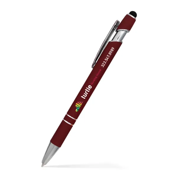 Alexandria Stylus Satin Soft Touch Click Metal Pen - Alexandria Stylus Satin Soft Touch Click Metal Pen - Image 4 of 28