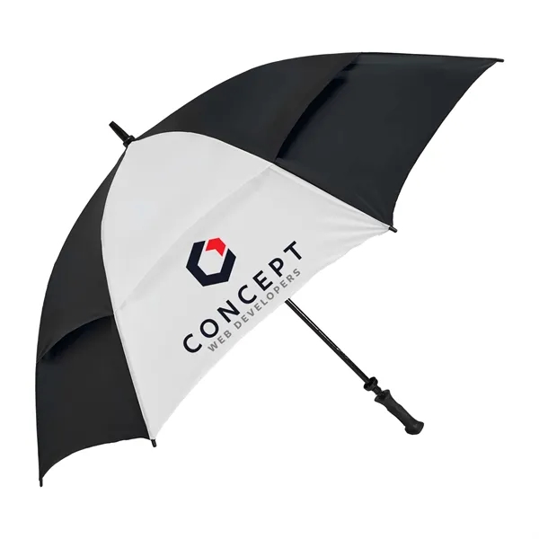 Challenger Alternating Panels Umbrella (4 Imprints) - Challenger Alternating Panels Umbrella (4 Imprints) - Image 7 of 8