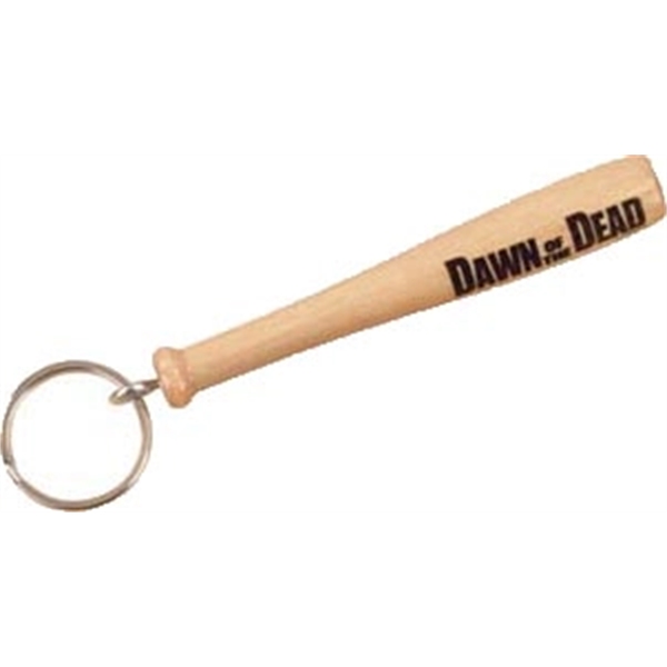 4" - Wood Baseball Bat Keychains - 4" - Wood Baseball Bat Keychains - Image 0 of 0