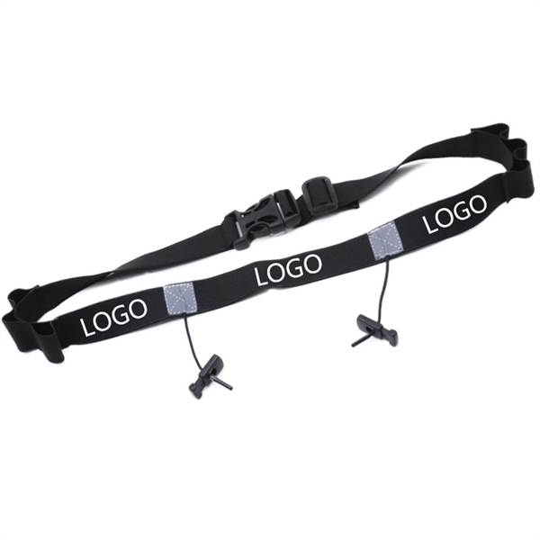 RACE NUMBER BELT WITH 6 ENERGY GEL HOLDERS - RACE NUMBER BELT WITH 6 ENERGY GEL HOLDERS - Image 0 of 7