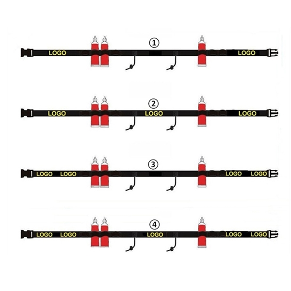 RACE NUMBER BELT WITH 6 ENERGY GEL HOLDERS - RACE NUMBER BELT WITH 6 ENERGY GEL HOLDERS - Image 6 of 7
