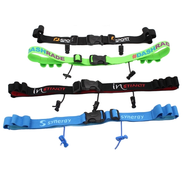 RACE NUMBER BELT WITH 6 ENERGY GEL HOLDERS - RACE NUMBER BELT WITH 6 ENERGY GEL HOLDERS - Image 7 of 7