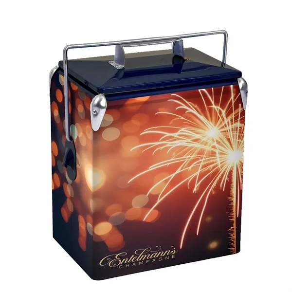 Vintage Cooler With Wrap - Vintage Cooler With Wrap - Image 4 of 7