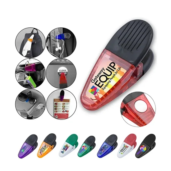 Magnetic Clip Memo Holder with Refrigerator Magnets - Magnetic Clip Memo Holder with Refrigerator Magnets - Image 1 of 5