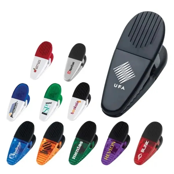 Magnetic Clip Memo Holder with Refrigerator Magnets - Magnetic Clip Memo Holder with Refrigerator Magnets - Image 2 of 5