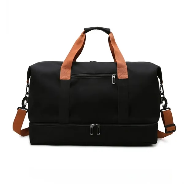 Dry Wet Separated Travel Duffel Bag with Shoe Compartment - Dry Wet Separated Travel Duffel Bag with Shoe Compartment - Image 2 of 12