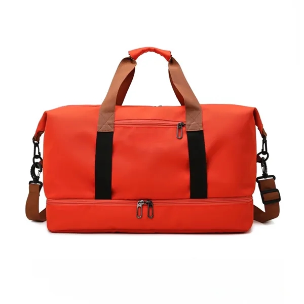 Dry Wet Separated Travel Duffel Bag with Shoe Compartment - Dry Wet Separated Travel Duffel Bag with Shoe Compartment - Image 4 of 12