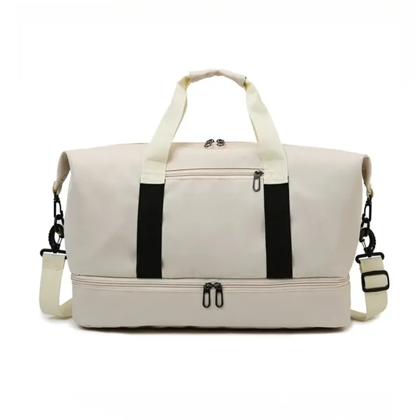 Dry Wet Separated Travel Duffel Bag with Shoe Compartment - Dry Wet Separated Travel Duffel Bag with Shoe Compartment - Image 7 of 12