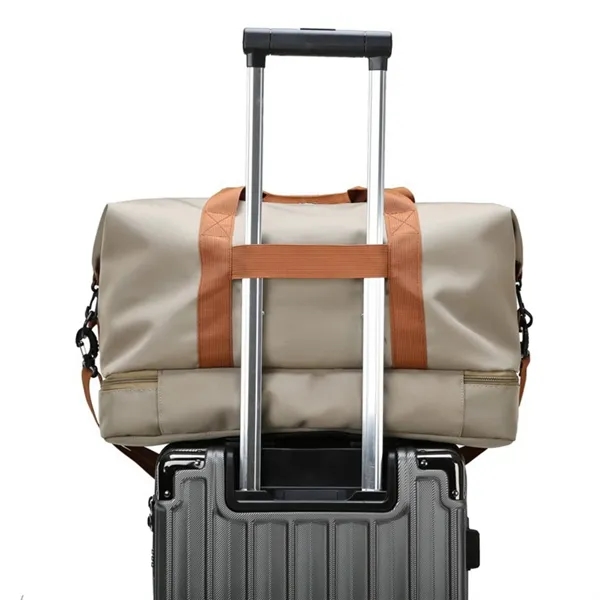 Dry Wet Separated Travel Duffel Bag with Shoe Compartment - Dry Wet Separated Travel Duffel Bag with Shoe Compartment - Image 11 of 12