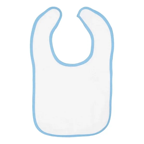 Rabbit Skins Infant Contrast Trim Terry Bib - Rabbit Skins Infant Contrast Trim Terry Bib - Image 4 of 11